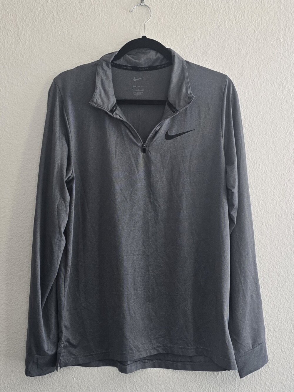 Nike Pro Dri Fit Grey Long Sleeve